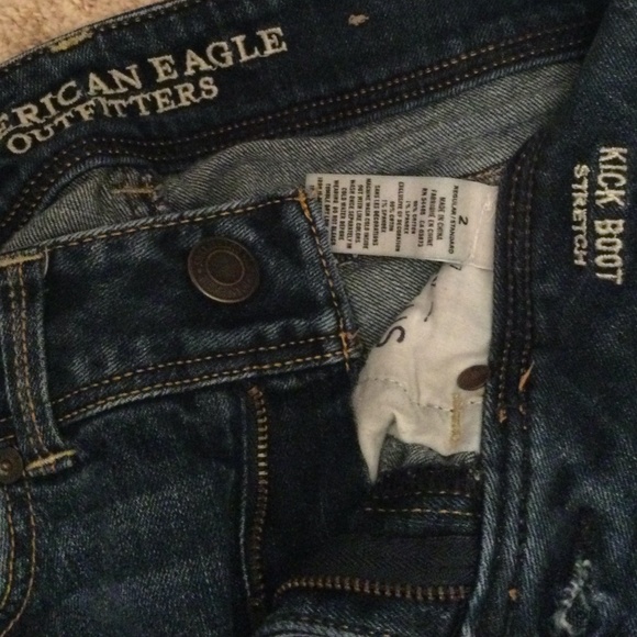 American Eagle Outfitters Kick Boot Stretch Jeans - Picture 4 of 10